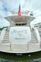 MAJESTIK 80ft Hatteras Yacht For Sale