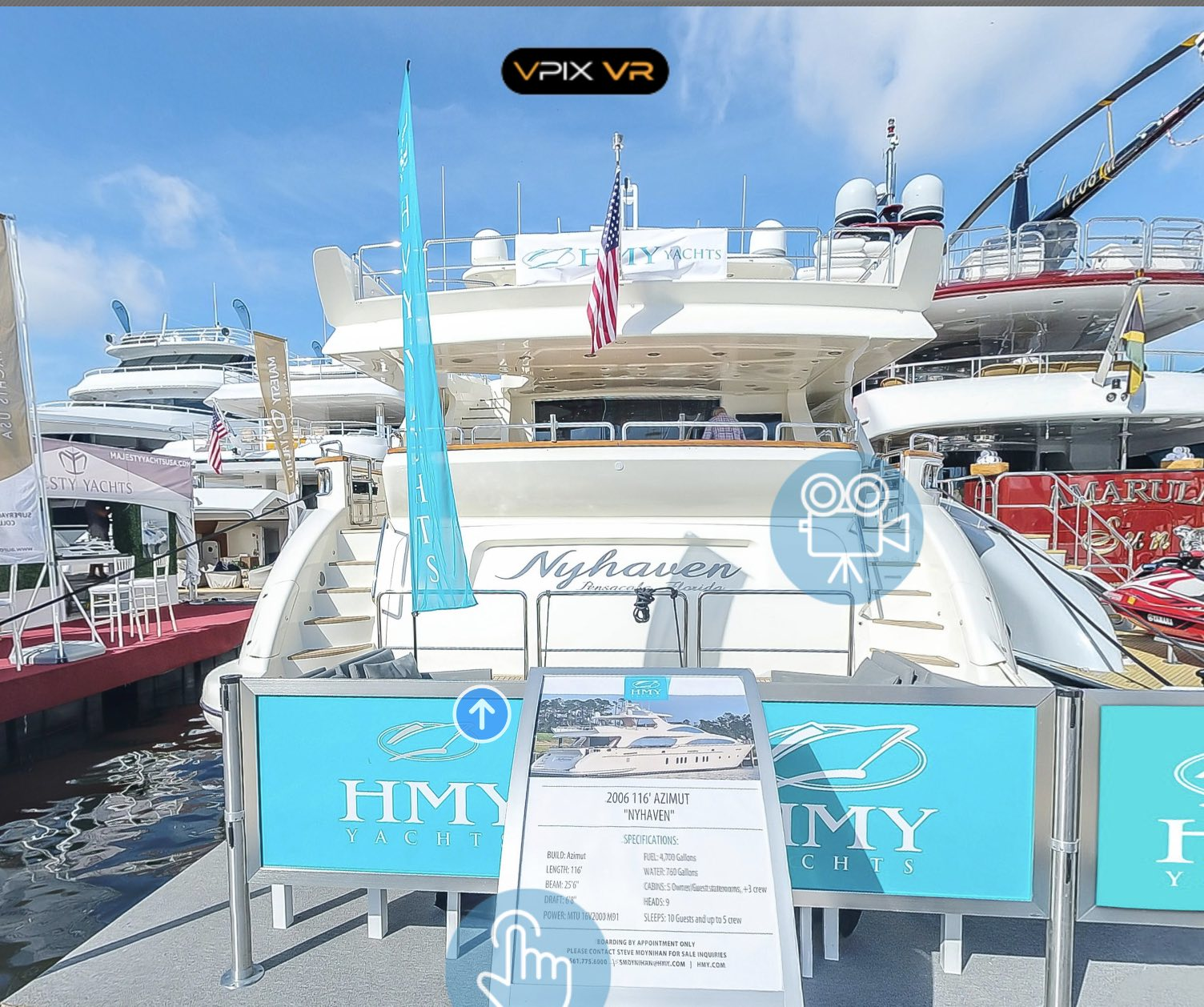 3D-Virtual Tour 2006 - Azimut 116 Flybridge - NYHAVEN