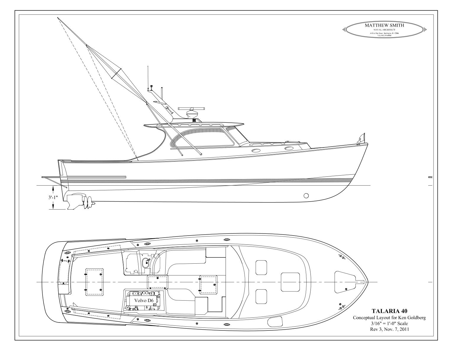 FOG DOG 40ft Hinckley Yacht For Sale