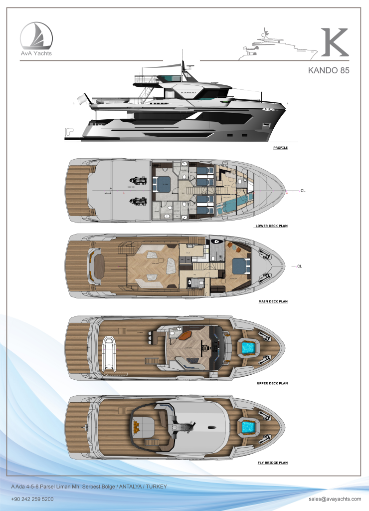 KANDO 85 85ft AvA Yachts Yacht For Sale KANDO 85 85ft AvA Yachts Yacht For Sale