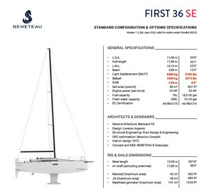 New for 2025 36ft Beneteau Yacht For Sale