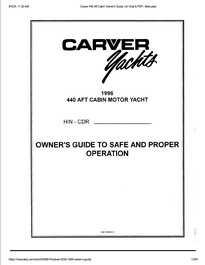Grace 44ft Carver Yacht For Sale