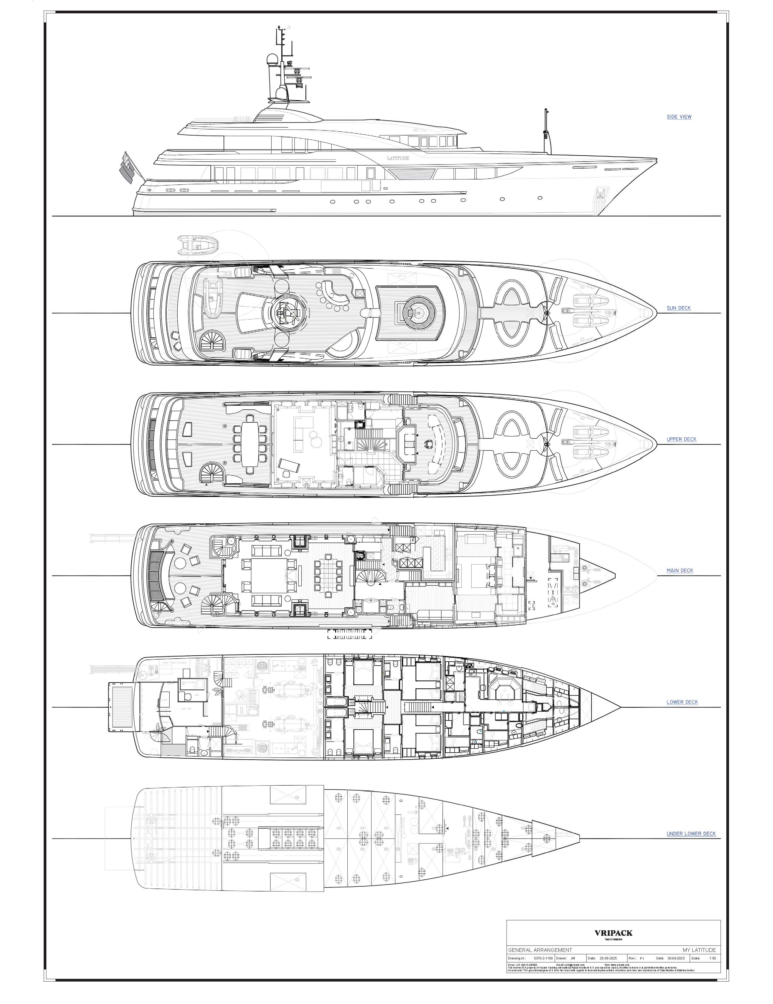 LATITUDE 147ft Timmerman Yacht For Sale