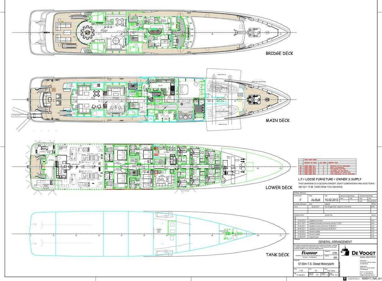 SUPERYACHT W 189ft Feadship Yacht For Sale
