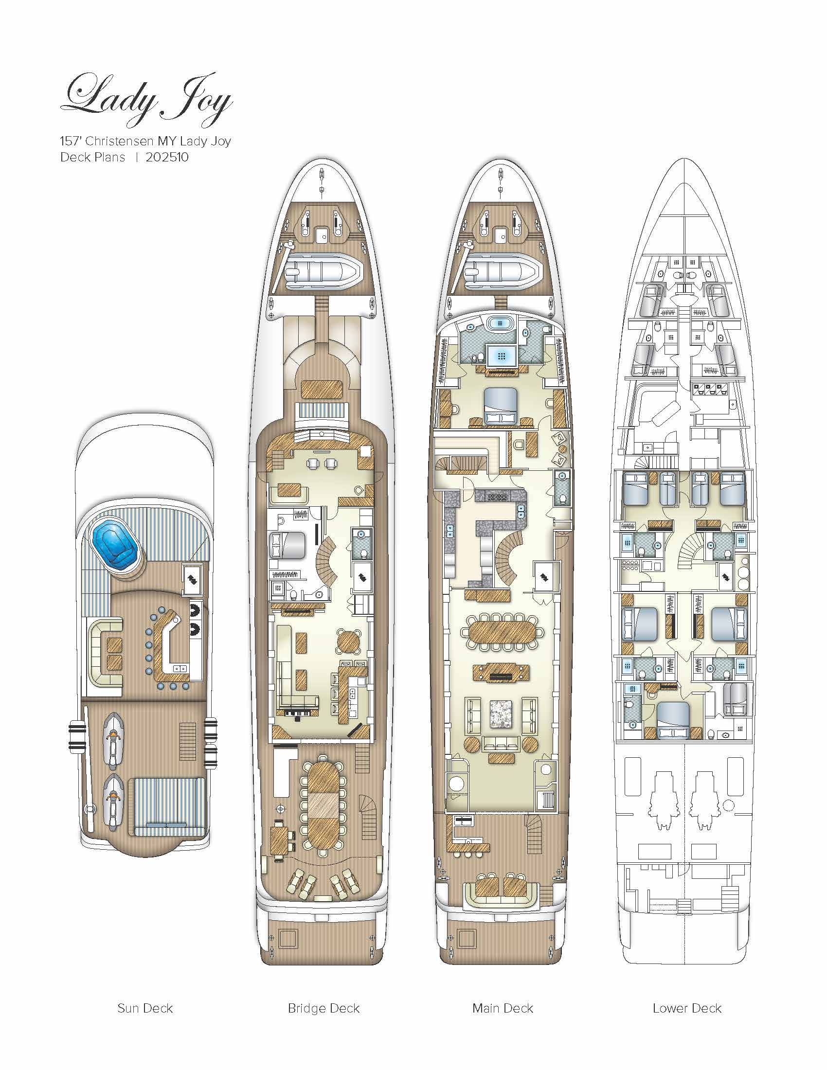 LADY JOY 157ft Christensen Yacht For Sale