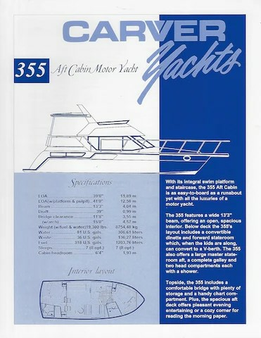 Knot Sure 45ft Carver Yacht For Sale