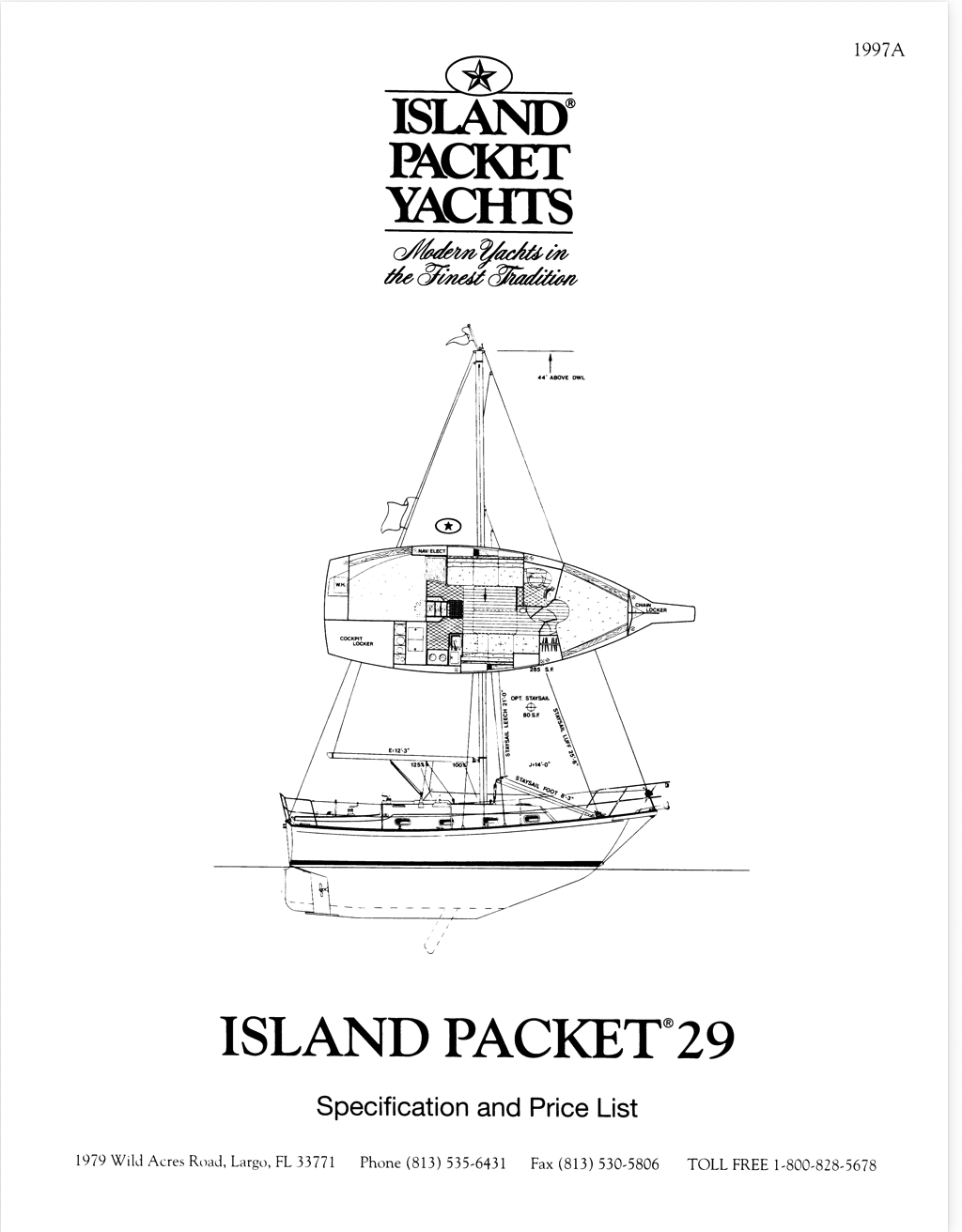 Bright Star 29ft Island Packet Yacht For Sale